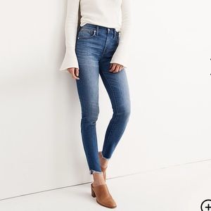 Madewell 10" High-Rise Skinny Jeans: Tulip-Hem, 26